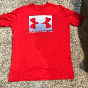 red under armor shirt